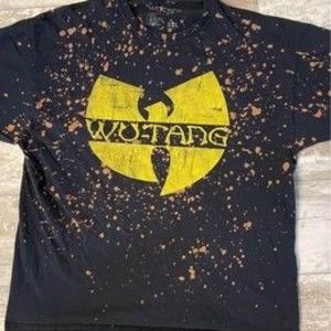 Men’s 2XL 2017 Wu-Tang Clan Bleached & Faded Shirt